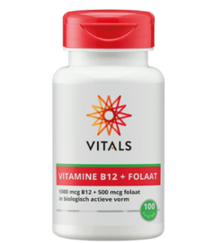 Vitals Vitamine B12 met Folaat (100 zuigtabs.)