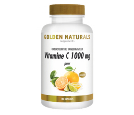 Golden Naturals Vitamine C1000 (180 vega. caps.)