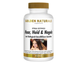 Golden Naturals Haar, Huid & Nagels (60 - 180 vega. caps.)