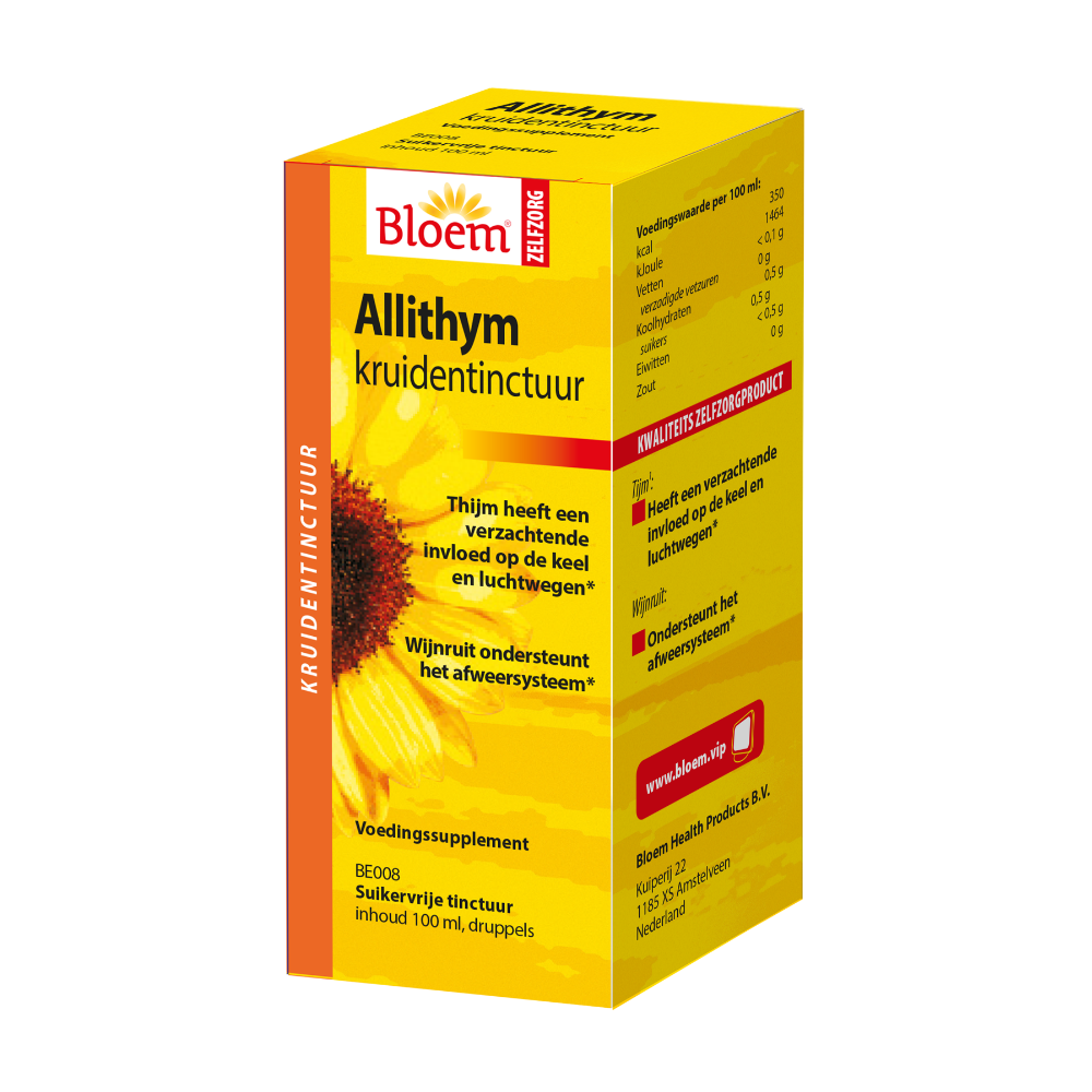 Bloem Natuurproducten  Allithym kruidentinctuur (100 ml.)