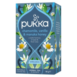 Pukka Chamomile vanille/manuka honing (20 theezakjes)