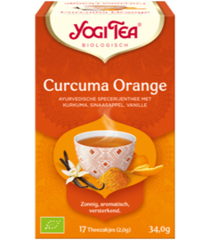 Yogi Tea Curcuma Orange (17 theezakjes.)