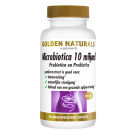 Golden Naturals Microbiotica 10 miljard (30-60 - 180 vega. caps.)