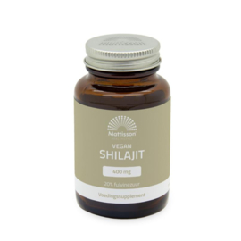 Mattisson Vegan shilajit 400mg  (60 caps.)