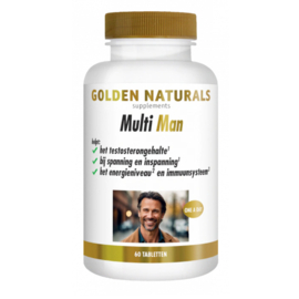 Golden Naturals Multi Man (60 vega. tabl.)