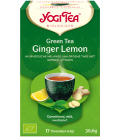 Yogi Tea Green Tea Ginger Lemon (17 theezakjes)