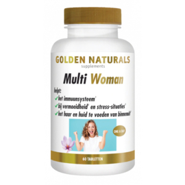 Golden Naturals Multi Strong Gold Woman (60 vega. tabl.)