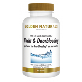 Golden Naturals Vocht & Doorbloeding (60 - 180 vega. caps.)