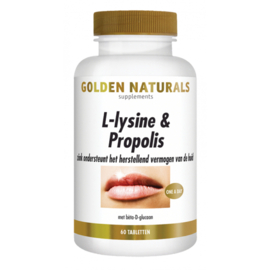 Golden Naturals  L-lysine & Propolis (60 vega. Tabl.)