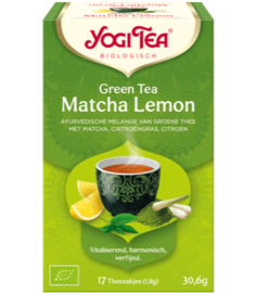 Yogi Tea Green Tea Matcha Lemon (17 theezakjes)