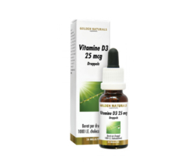 Golden Naturals  Vitamine D3 25 mcg druppels (20 ml)