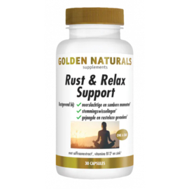 Golden Naturals Rust & Relax Support (30-60 vega caps.)