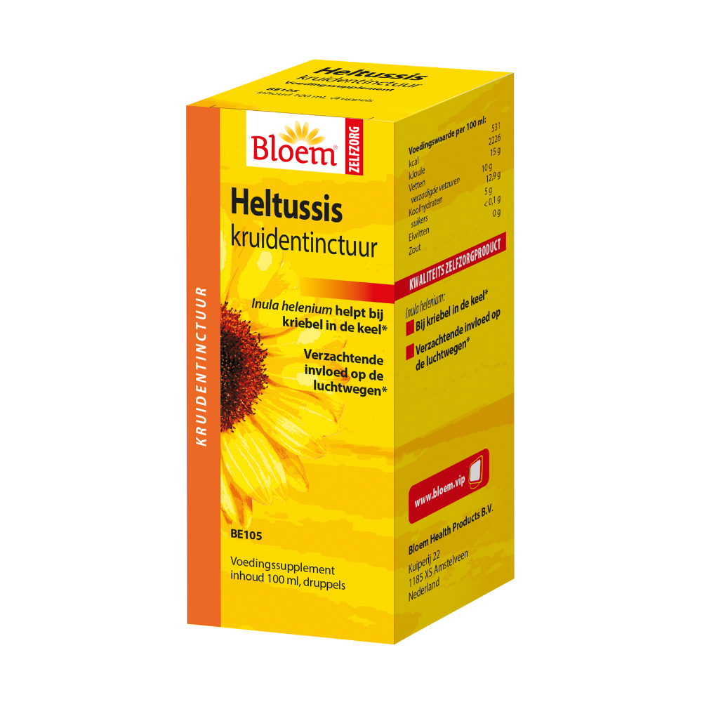 Bloem Natuurproducten  Heltussis kruidentinctuur (100 ml.)