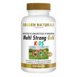 Golden Naturals Multi Strong Gold Kids (60 kauwtabl.)