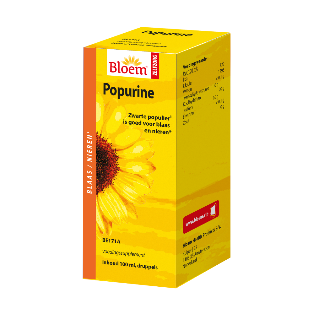 Bloem Natuurproducten  Popurine kruidentinctuur (100 ml.)