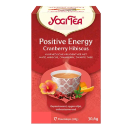 Yogi Tea Positive Energy Cranberry Hibiscus (17 theezakjes)