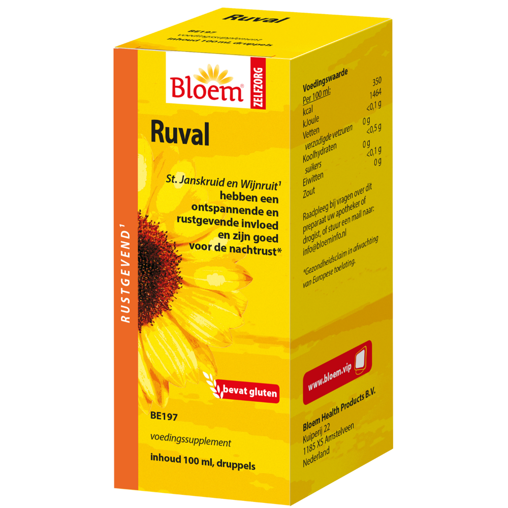 Bloem Natuurproducten Ruval kruidentinctuur (100 ml.)