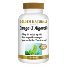 Golden Naturals Omega-3 Algenolie ( 60  liquid caps.)