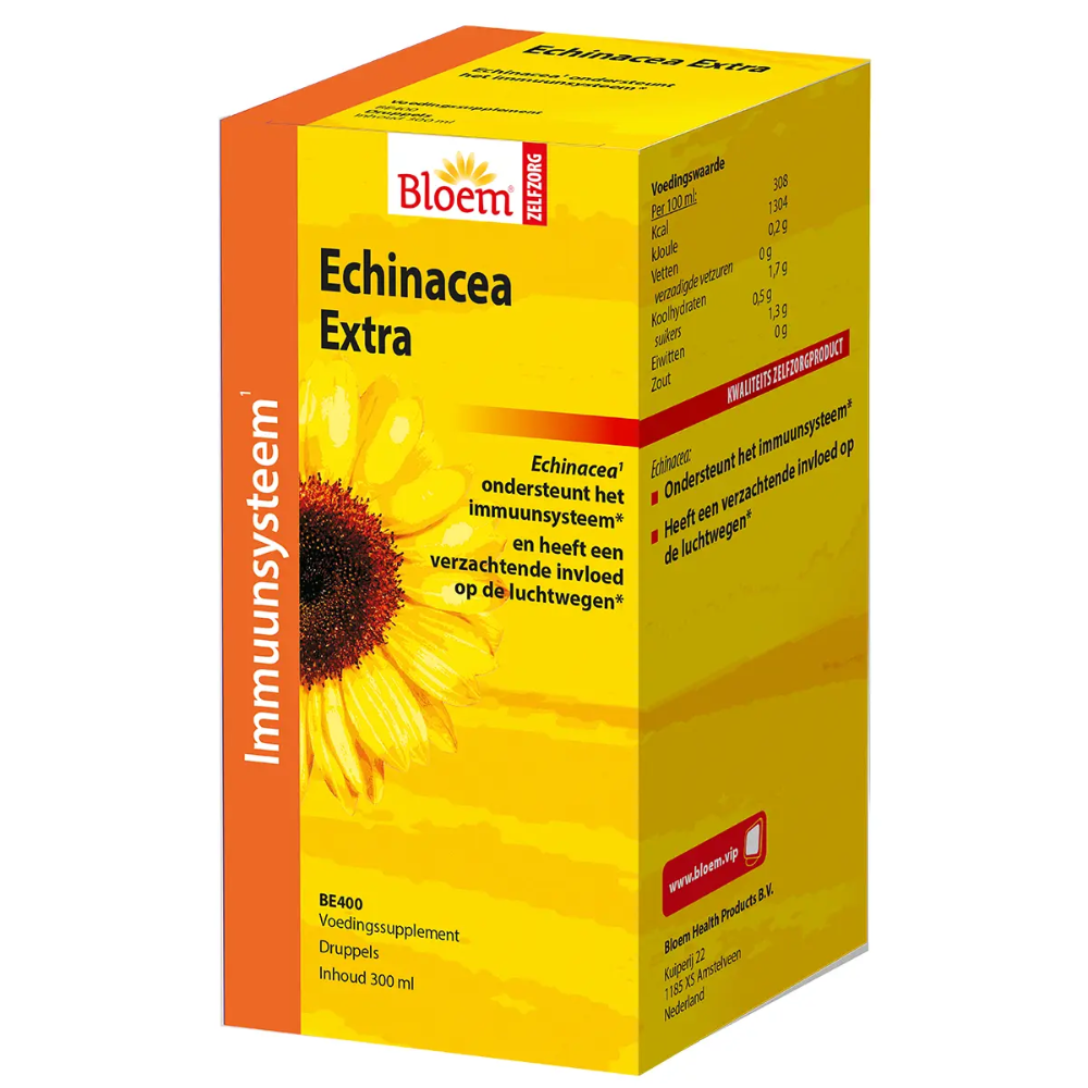 Bloem Natuurproducten  Echinacea kruidentinctuur (300 ml.)