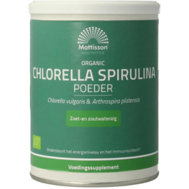Mattisson Organic chlorella spirulina (125 gram)
