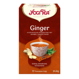 Yogi Tea Ginger (17 theezakjes)