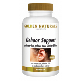 Golden Naturals  Gehoor Support (60 vegan tabl.)