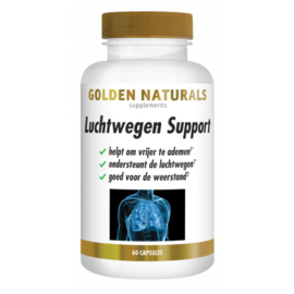 Golden Naturals Luchtwegen Support (60 vega. caps)
