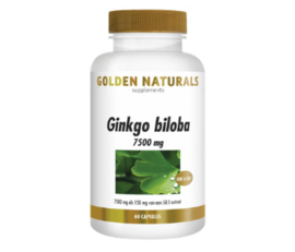 Golden Naturals Ginkgo Biloba 7500 mg (60 vega. caps.)