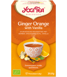 Yogi Tea Ginger Orange with Vanilla (17 theezakjes)