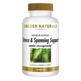 Golden Naturals Stress & Spanning Support (30-60-180 vega. caps.)