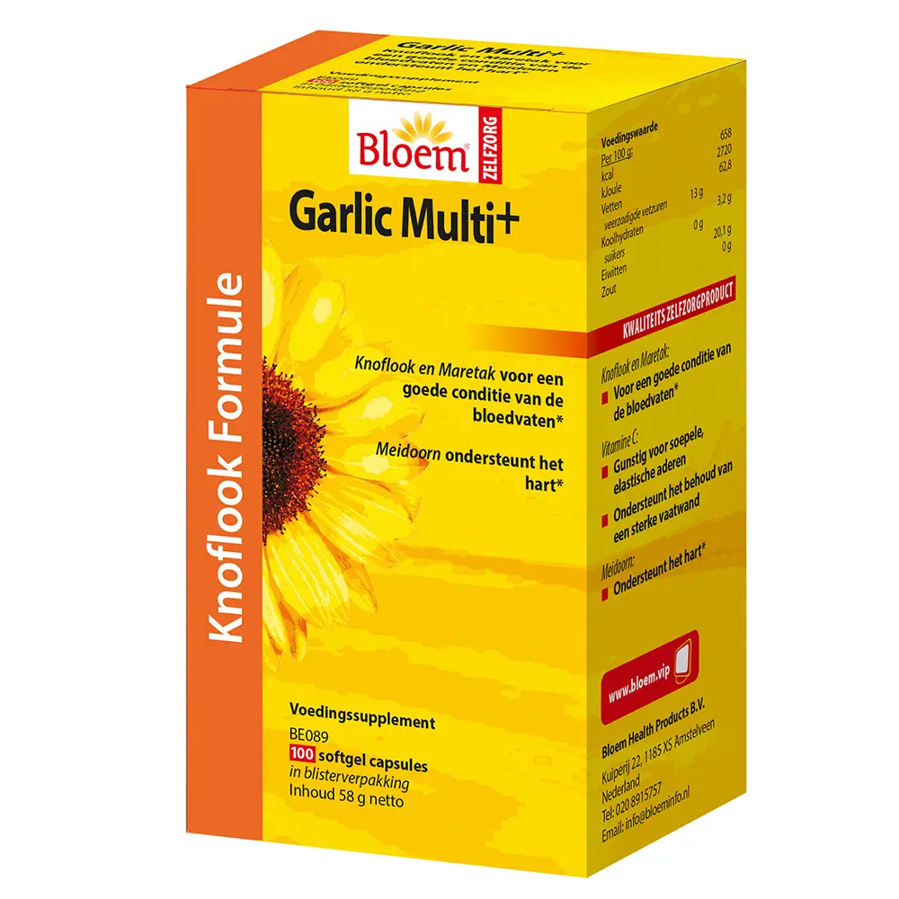 Bloem Natuurproducten  Garlic Multi+ (100 caps.)