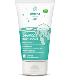 Weleda Kids 2in1 Shampoo & Body Wash Coole Munt (150 ml.)
