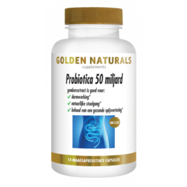 Golden Naturals Probiotica 50 miljard (14 - 30 - 60 maagsapresistente caps.)