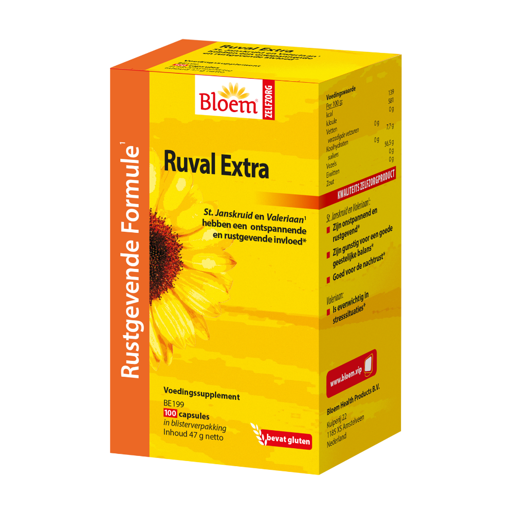Bloem Natuurproducten Ruval Extra (100 vega. caps.)