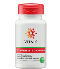 Vitals Vitamine B12 2000 mcg (100 zuigtabl.)