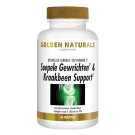 Golden Naturals Soepele Gewrichten & Kraakbeen Support (60 - 180 tabl.)