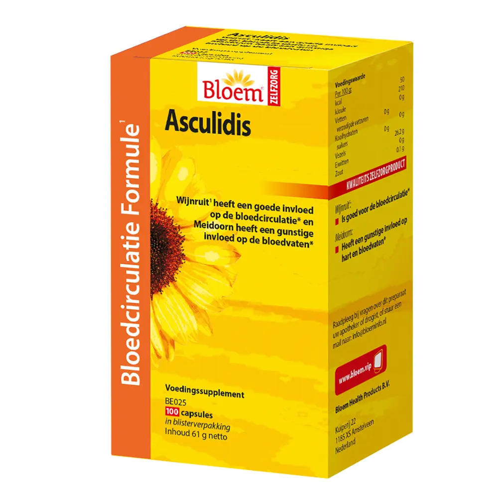 Bloem Natuurproducten   Asculidis (100 vega. caps)