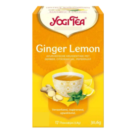 Yogi Tea Ginger Lemon (17 theezakjes)