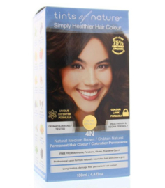 Tints of Nature Natural Medium Brown 4N