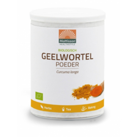 Mattisson Geelwortel Poeder – Curcuma longa Bio (125 gram)