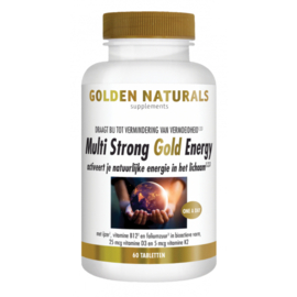 Golden Naturals Multi Strong Energy (30-60 vega. tabl.)