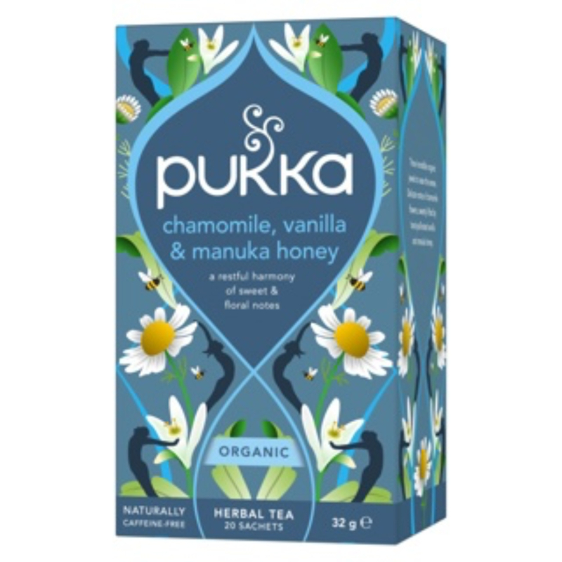 Pukka Chamomile vanille/manuka honing (20 theezakjes)