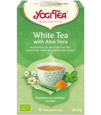 Yogi Tea White Tea with Aloe Vera (17 theezakjes)