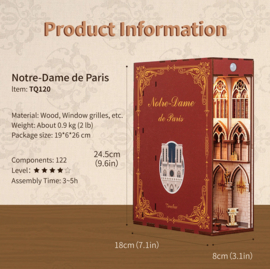 Beurs, DIY Huisjes DIY Book Nook Boekensteun Notre Dame de Paris, ToneCheer