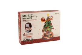 Muziekdoos Hout DIY 3D Puzzel Christmas Melody Tree 