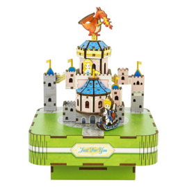Muziekdoosje DIY 3D Houten Puzzel, Fairytable Castle, Tonecheer
