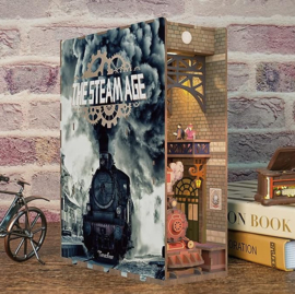 DIY Book Nook Boekensteun The Steam Age, ToneCheer