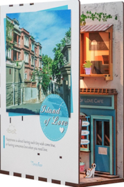 DIY Book Nook Boekensteun Island of Love, ToneCheer