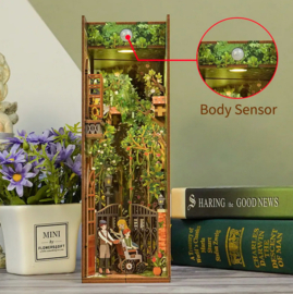 DIY Book Nook Boekensteun The Secret Garden Bookend, ToneCheer