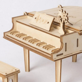 3D Houten Puzzel Muziekinstrument Piano, Robotime 